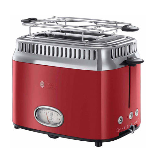Russell Hobbs 21680 56 Retro Ribbon Red Broodrooster russell hobbs kopen in de aanbieding Russell Hobbs 21680 56 Retro Ribbon Red Broodrooster russell hobbs kopen in de aanbieding