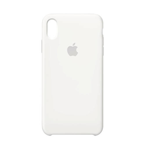 Apple Iphone Xs Max Siliconen Back Cover Wit apple kopen in de aanbieding