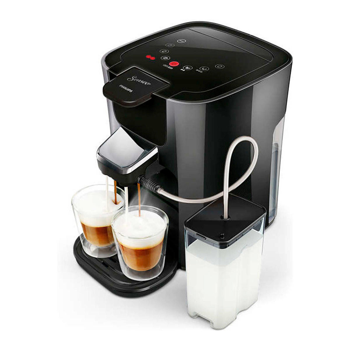 Verslinden Frank Worthley vooroordeel Philips Senseo Latte Duo Plus koffiezetapparaat HD6570/60 | wehkamp