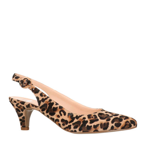 Manfield Suede Pumps Met Panterprint manfield kopen in de aanbieding Manfield Suede Pumps Met Panterprint manfield kopen in de aanbieding