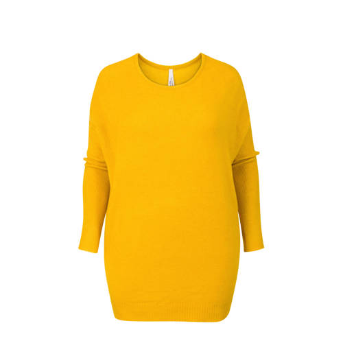 Miss Etam Plus Sweater Geel miss etam kopen in de aanbieding