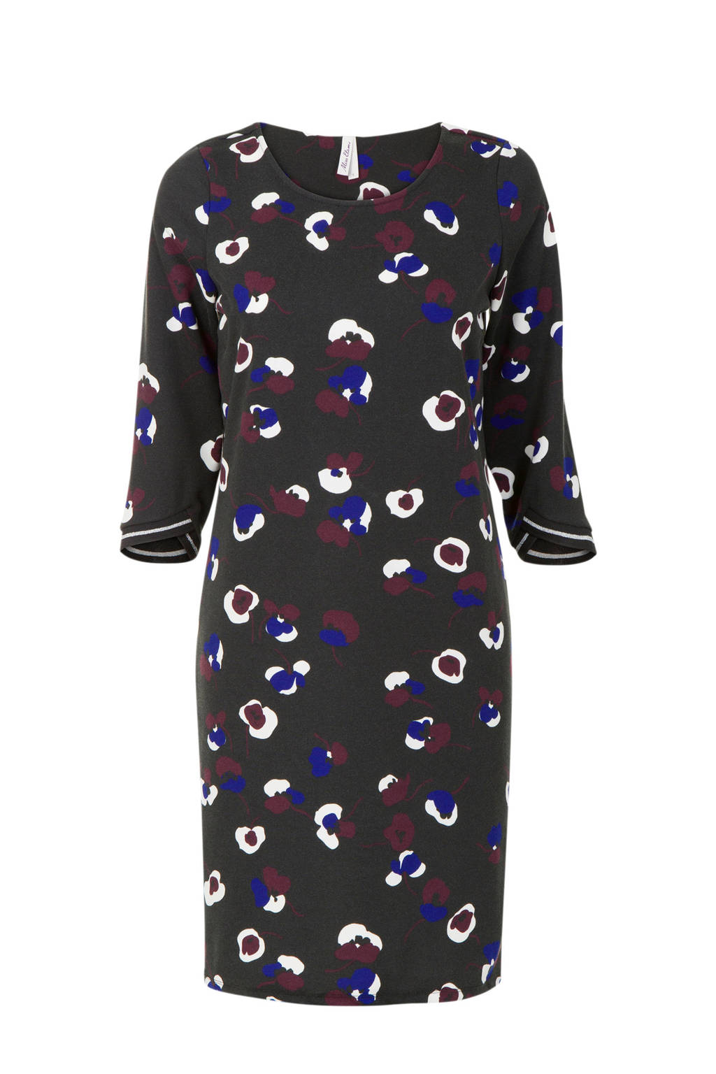 Miss Etam Regulier jurk met print zwart, Zwart