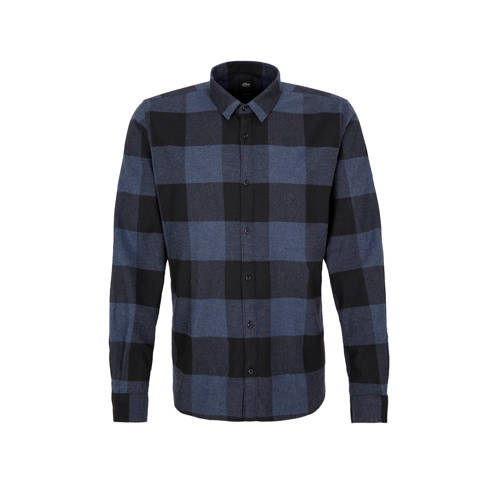 Soliver Black Label Geruit Slim Fit Overhemd Donkerblauw soliver black label kopen in de aanbieding Soliver Black Label Geruit Slim Fit Overhemd Donkerblauw soliver black label kopen in de aanbieding