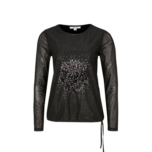 Comma Casual Identity Top Met Printopdruk Zwart comma casual identity kopen in de aanbieding Comma Casual Identity Top Met Printopdruk Zwart comma casual identity kopen in de aanbieding