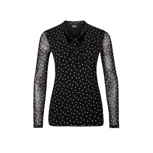 Soliver Black Label Top Met Sterren soliver black label kopen in de aanbieding