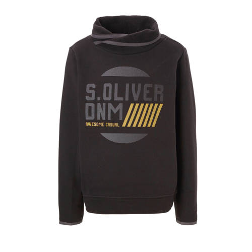 Soliver Sweater Met Rolkraag En Print Zwart soliver kopen in de aanbieding Soliver Sweater Met Rolkraag En Print Zwart soliver kopen in de aanbieding