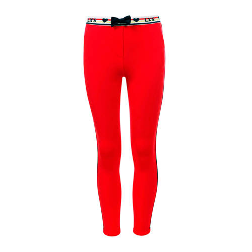 Looxs Little Broek Met Contrastbies Rood looxs kopen in de aanbieding Looxs Little Broek Met Contrastbies Rood looxs kopen in de aanbieding