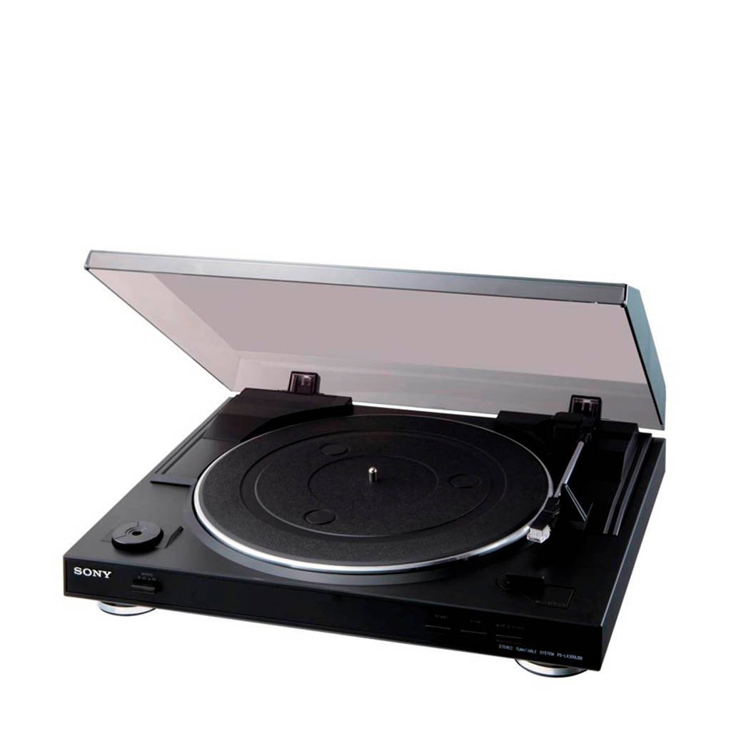 Sony PSLX300US platenspeler zwart, Zwart, zilver