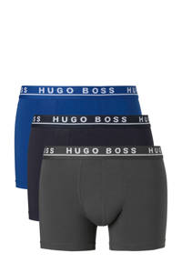 BOSS boxershort (set van 3), Zwart/blauw/grijs