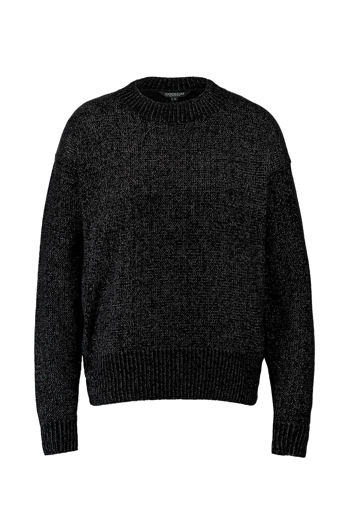 CoolCat chenille trui met glitters zwart | wehkamp CoolCat chenille trui donkerblauw | wehkamp