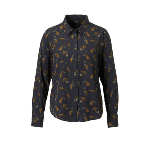 Vero Moda Blouse Met Luipaard vero moda kopen in de aanbieding
