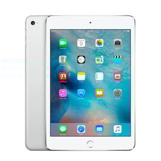 Apple iPad mini 4 128 GB Wifi + 4G zilver MK772NF/A