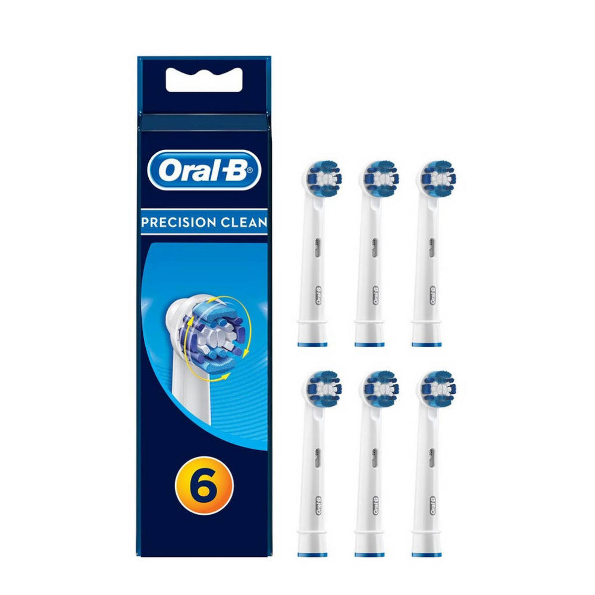 uitvoeren Onderbreking plotseling Oral-B PRECISION CLEAN OPZETBORSTELS 6 STUKS Precision Clean opzetborstels  - 6 stuks | wehkamp