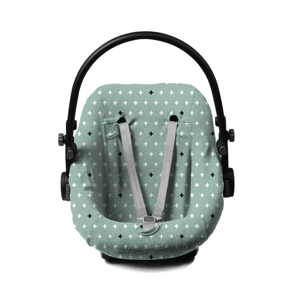 Briljant Baby autostoelhoes 0+ crizz crozz stonegreen interlock, Groen