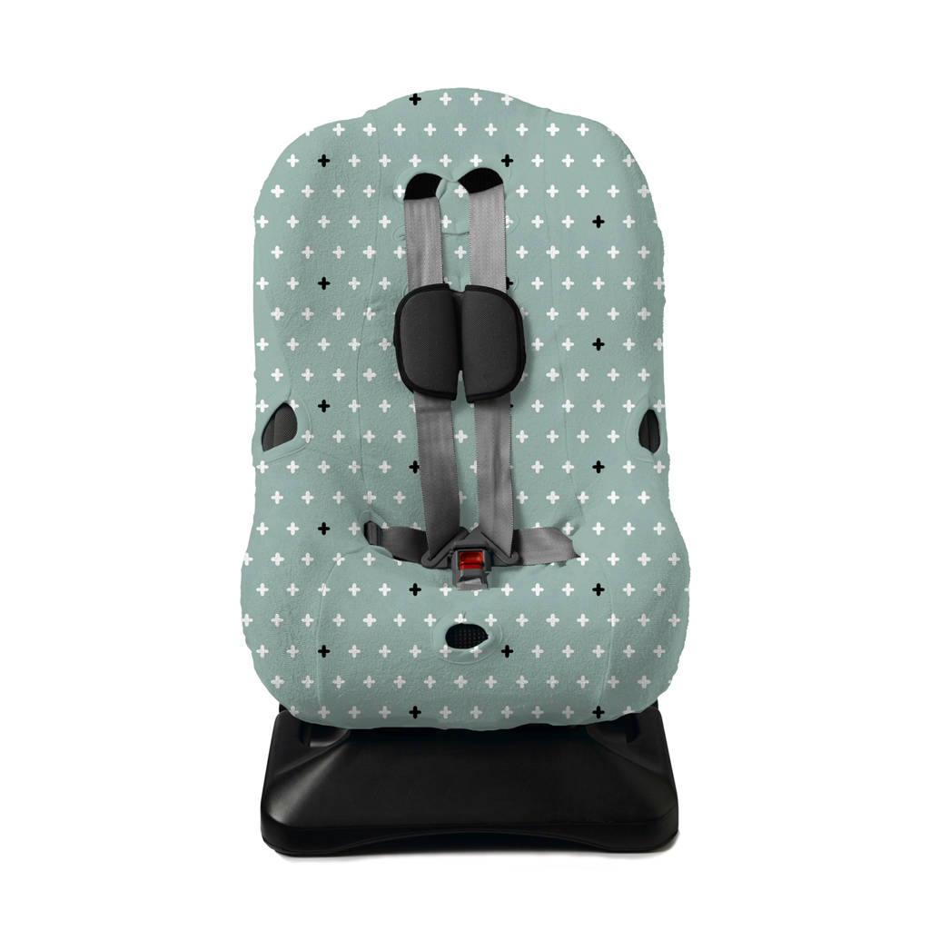 Briljant Baby autostoelhoes 1+ crizz crozz stonegreen interlock