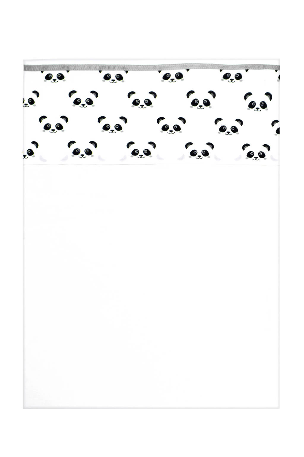 Panda Dreams wieglaken 75x100 cm, Wit
