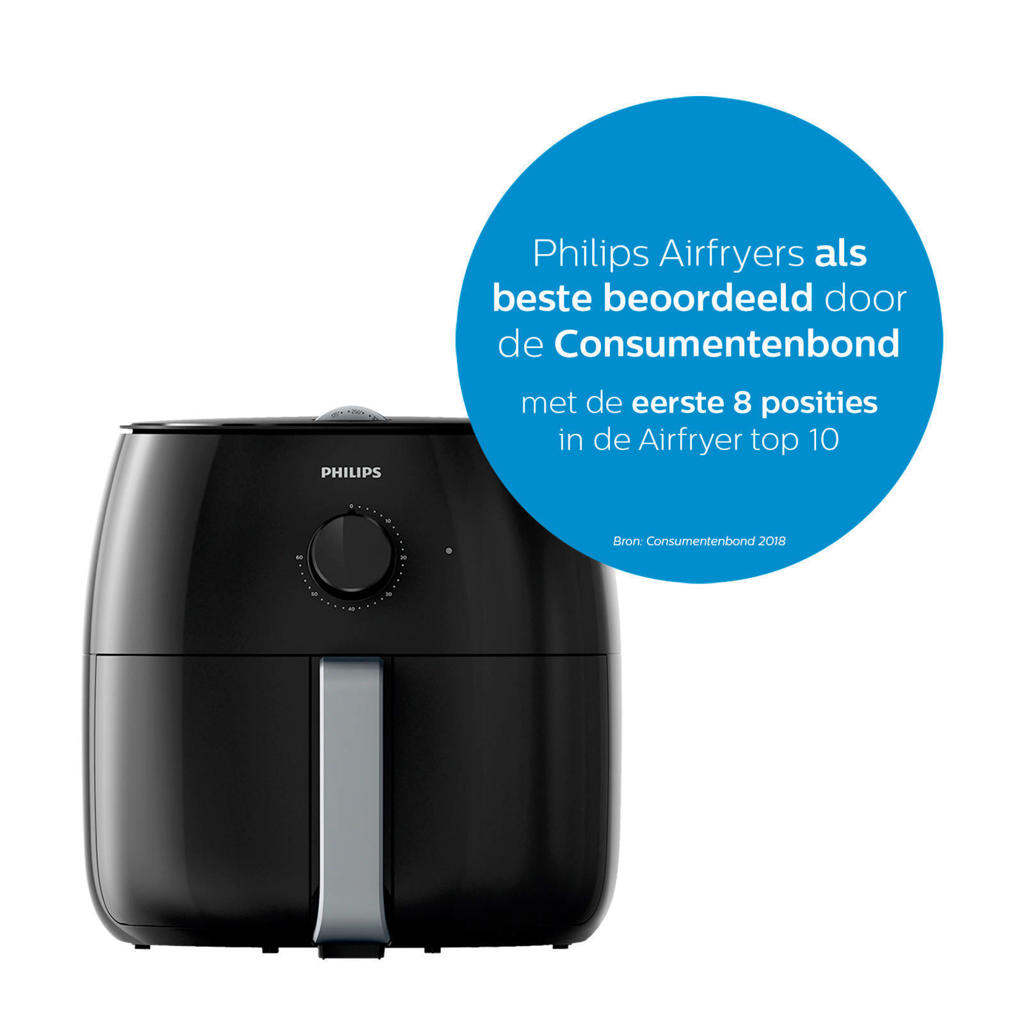 Philips HD9651/90 Avance Collection Airfryer XXL + Grillrooster wehkamp