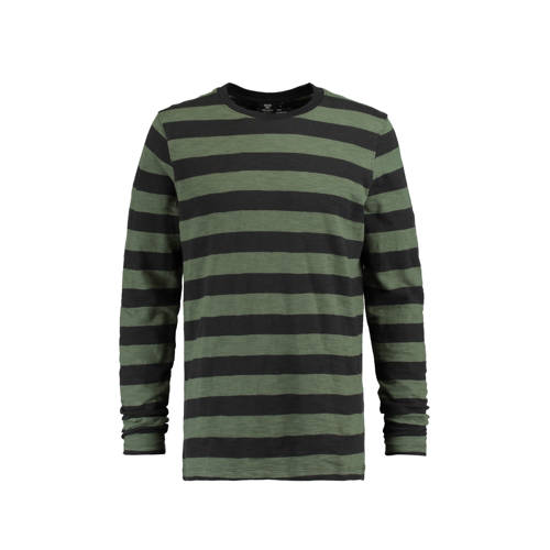 America Today Gestreepte Longsleeve Logan Kaki america today kopen in de aanbieding America Today Gestreepte Longsleeve Logan Kaki america today kopen in de aanbieding