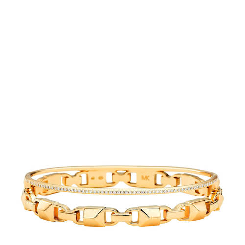 Michael Kors Zilveren Armband Mercer Link Goudkleurig Mkc1001An710 michael kors kopen in de aanbieding Michael Kors Zilveren Armband Mercer Link Goudkleurig Mkc1001An710 michael kors kopen in de aanbieding