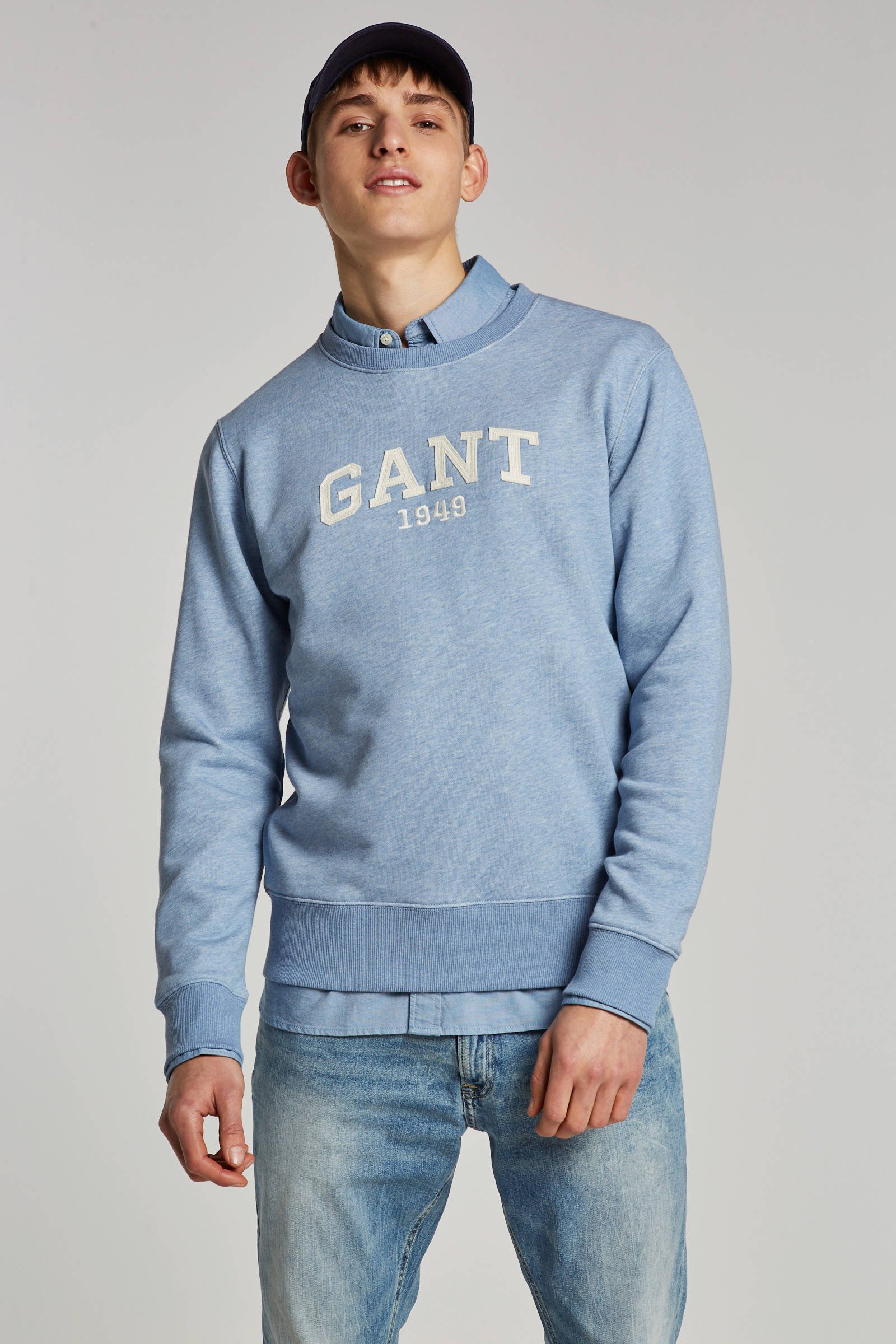 GANT sweater | wehkamp GANT sweater witroodblauwmarineoranje | wehkamp