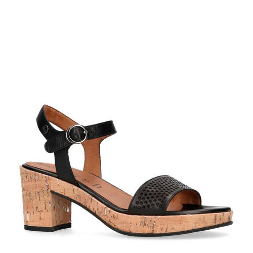 No Stress Leren Sandalettes Zwart no stress kopen in de aanbieding No Stress Leren Sandalettes Zwart no stress kopen in de aanbieding
