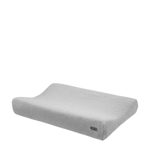 Meyco Knit Basic Aankleedkussenhoes 70X45 Cm Grijs Melange meyco kopen in de aanbieding