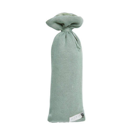 Meyco Knit Basic Kruikenzak Stone Green meyco kopen in de aanbieding