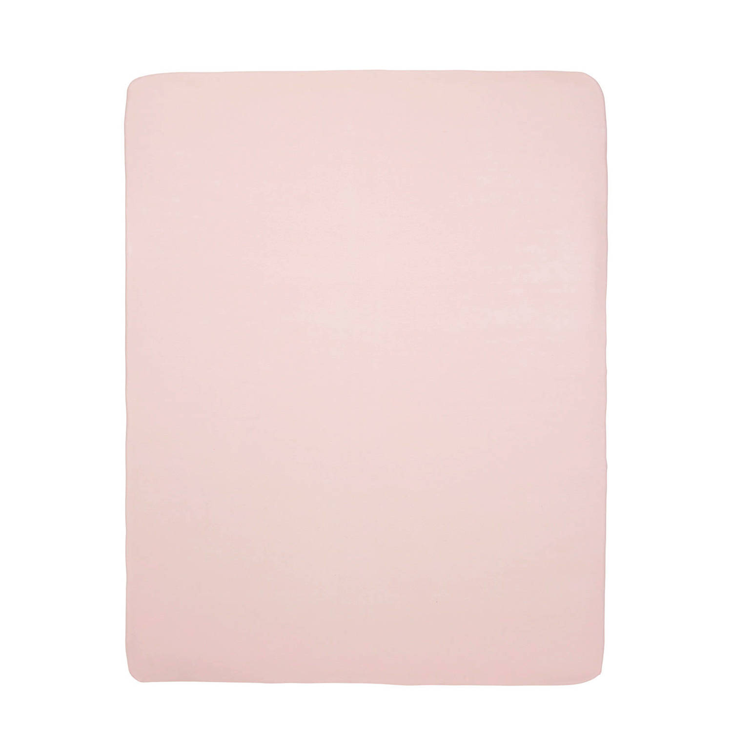 Meyco hoeslaken boxmatras 75x95 cm lichtroze