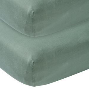 katoenen hoeslaken wieg 40x80/90 cm (set van 2)
