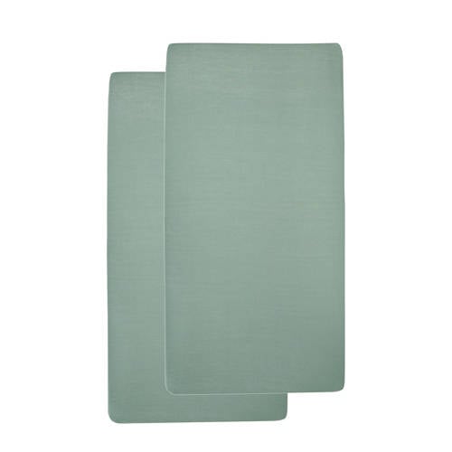 Meyco jersey jersey hoeslaken kinderbed 70x140/150 - set van 2 afbeelding