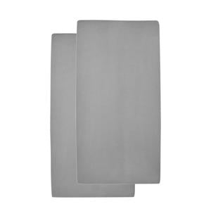 katoenen hoeslaken ledikant 60x120 cm (set van 2)