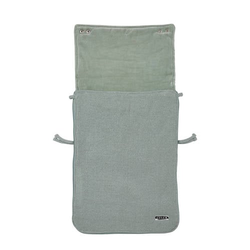 Meyco Knit Basic deluxe voetenzak groep 0 stone green afbeelding