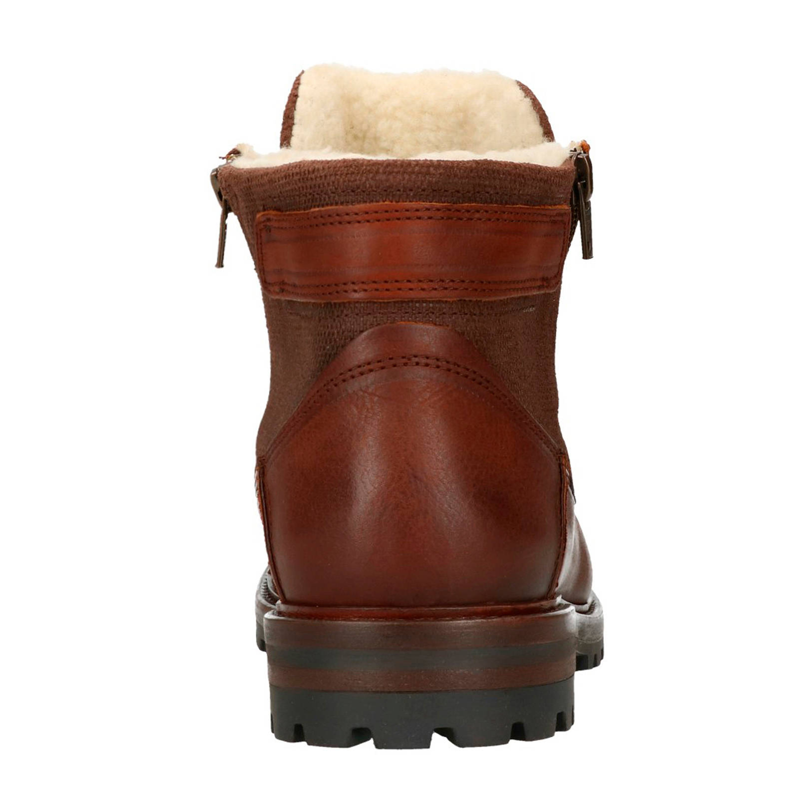 Sacha warm gevoerde heren veterboots bruin | wehkamp