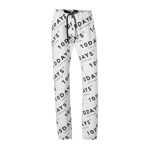 10Days Joggingbroek Met All Over Print 10days kopen in de aanbieding