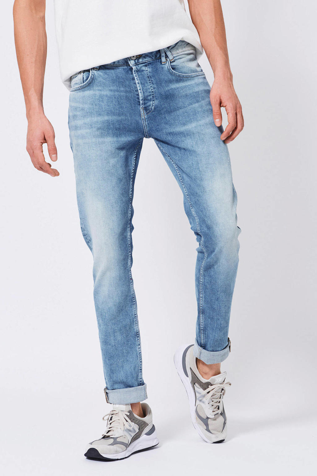 America Today slim fit jeans Ryan light stonewashed | wehkamp