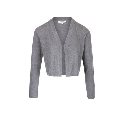 Morgan Bolero Met Pailletten Grijs morgan kopen in de aanbieding Morgan Bolero Met Pailletten Grijs morgan kopen in de aanbieding