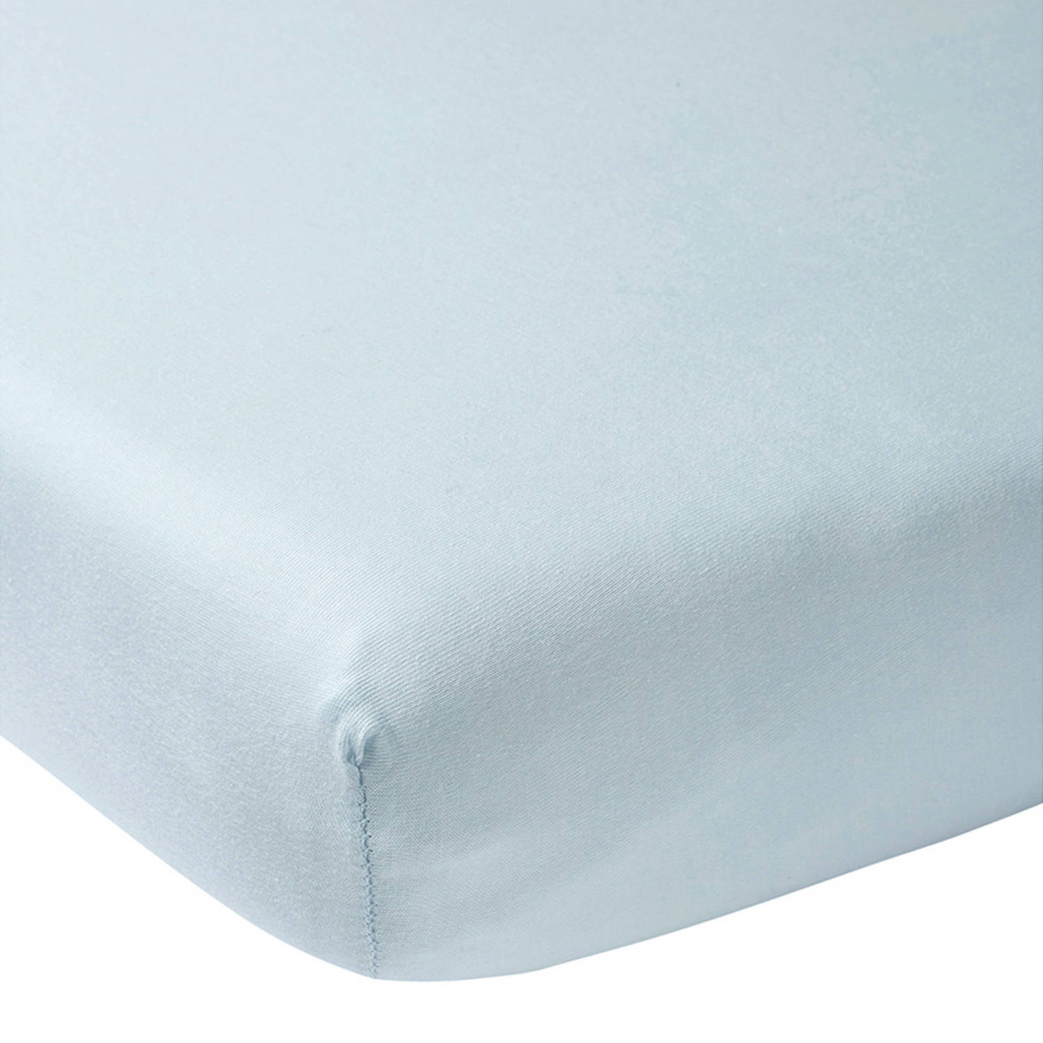 Meyco hoeslaken boxmatras 75x95 cm lichtblauw