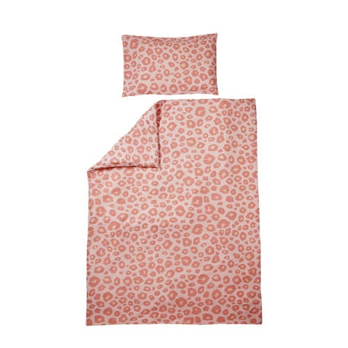 Meyco Panter Dekbedovertrek Ledikant 100X135 Cm Roze meyco kopen in de aanbieding
