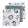 Meyco hydrofiele monddoekjes 30x30 cm (set van 3) animal/uni