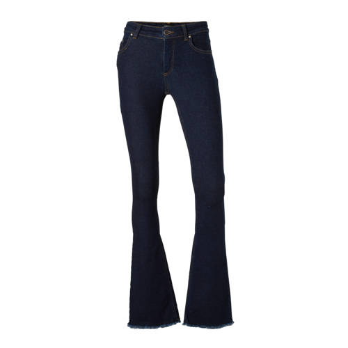 Only Flared Jeans Met Gerafelde Uiteinden only kopen in de aanbieding