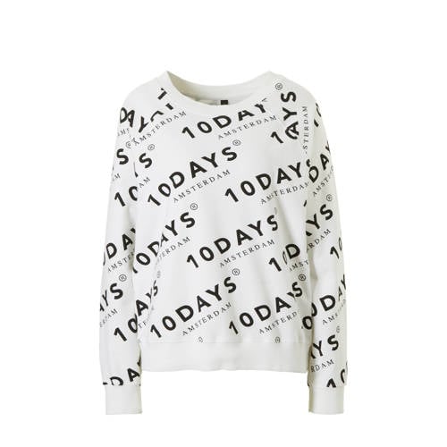 10Days Sweater Met All Over Printopdruk 10days kopen in de aanbieding