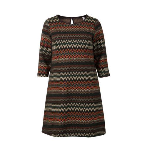 Miss Etam Plus Jacquard Jurk miss etam kopen in de aanbieding