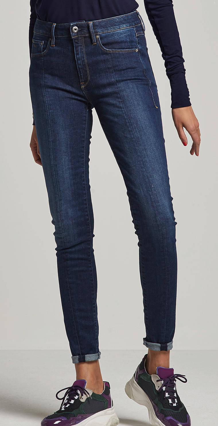 g star 3301 high waist skinny jeans