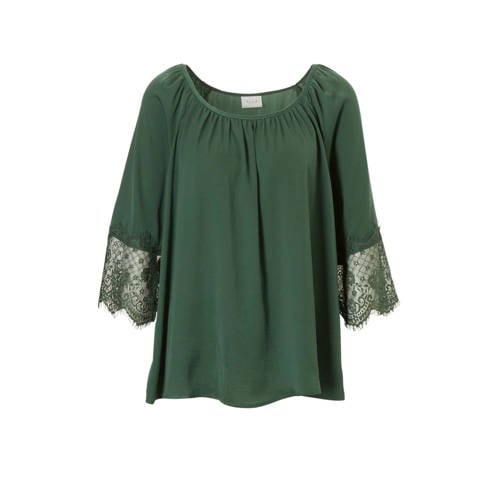 Vila Top Met Kanten Details vila kopen in de aanbieding Vila Top Met Kanten Details vila kopen in de aanbieding