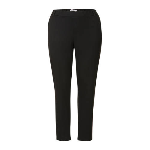 Miss Etam Plus 78 Tapered Fit Broek Met Zijstreep miss etam kopen in de aanbieding