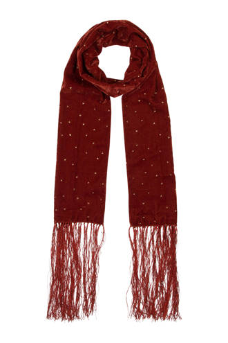 Accessoires sjaal bruin