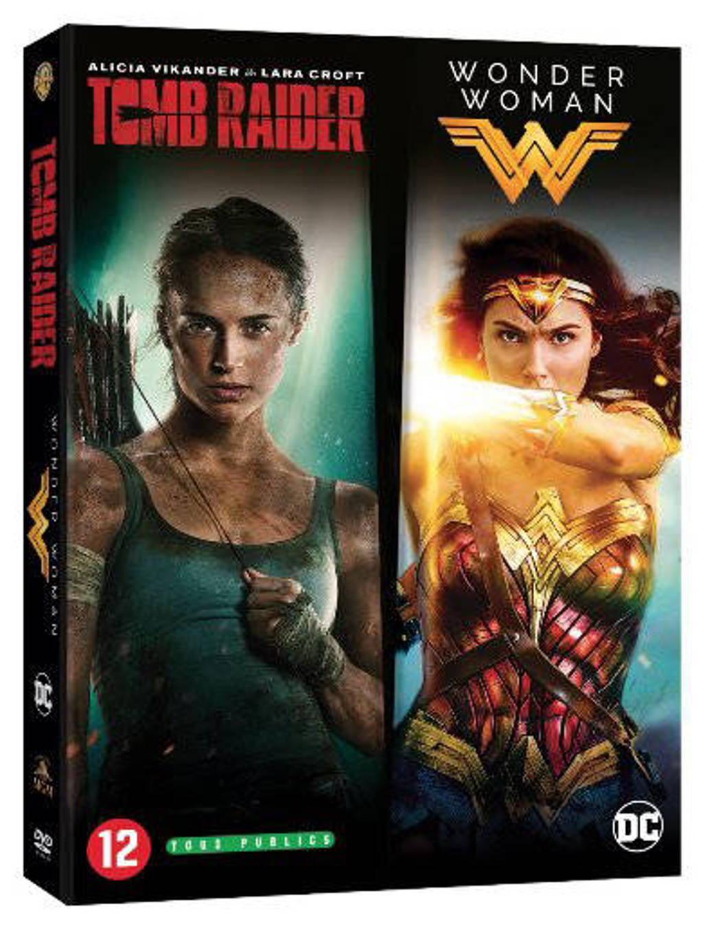 Tomb raider + Wonder woman (DVD)