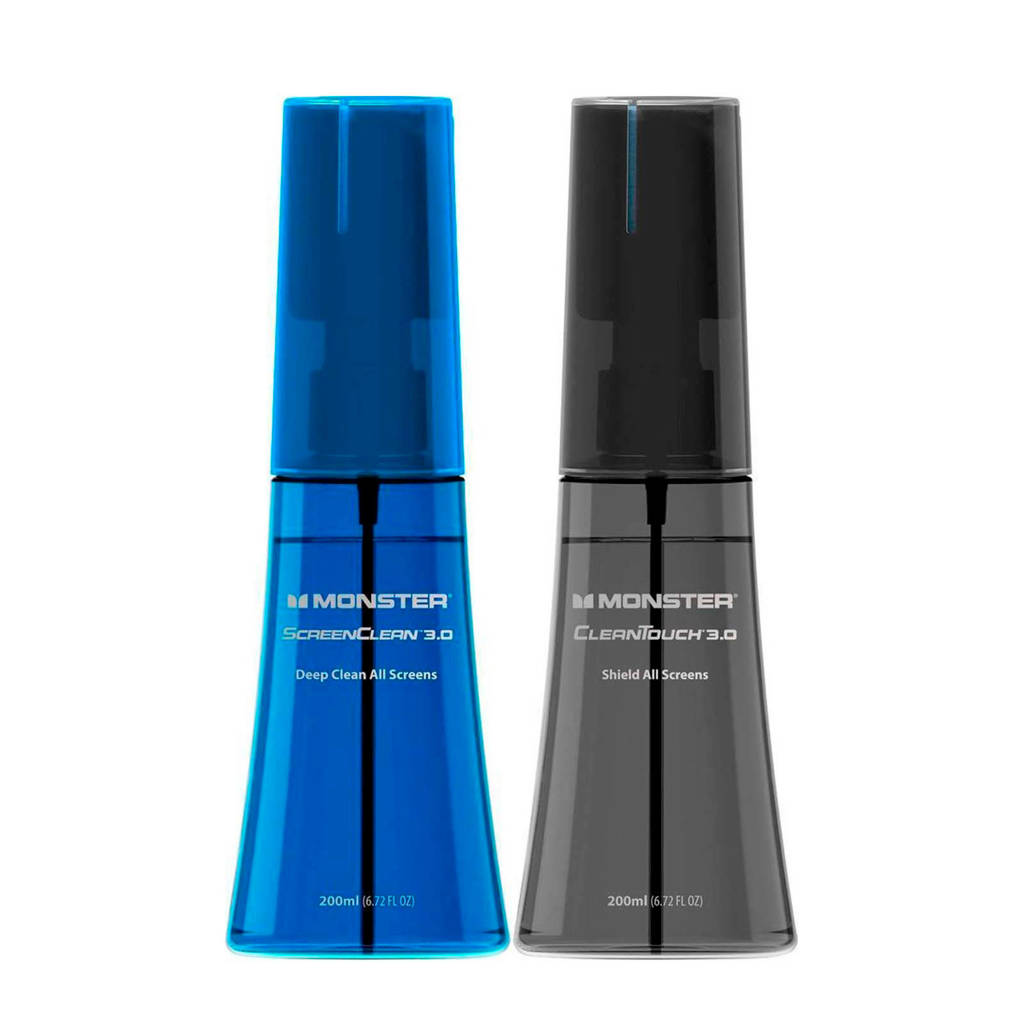 Monster schermreiniger 200 ml, Schoonmaakset