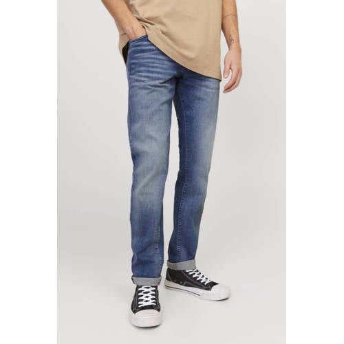 JACK & JONES JEANS INTELLIGENCE slim fit jeans JJIGLENN JJICON blue denim afbeelding