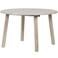 WOOOD Janne Uitschuifbare Eettafel Rond 120Ø cm - Eiken - Dakargrau
